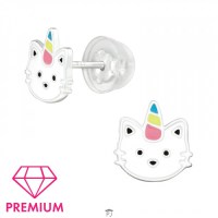 Caticorn zilver oorsteker